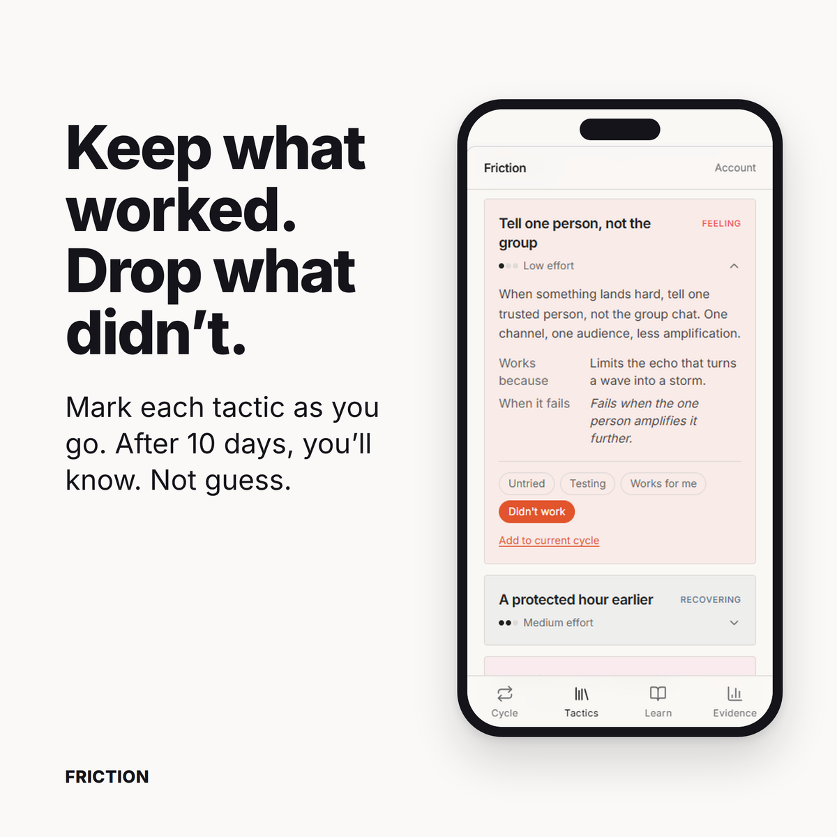Friction - Find Where Yours Is
