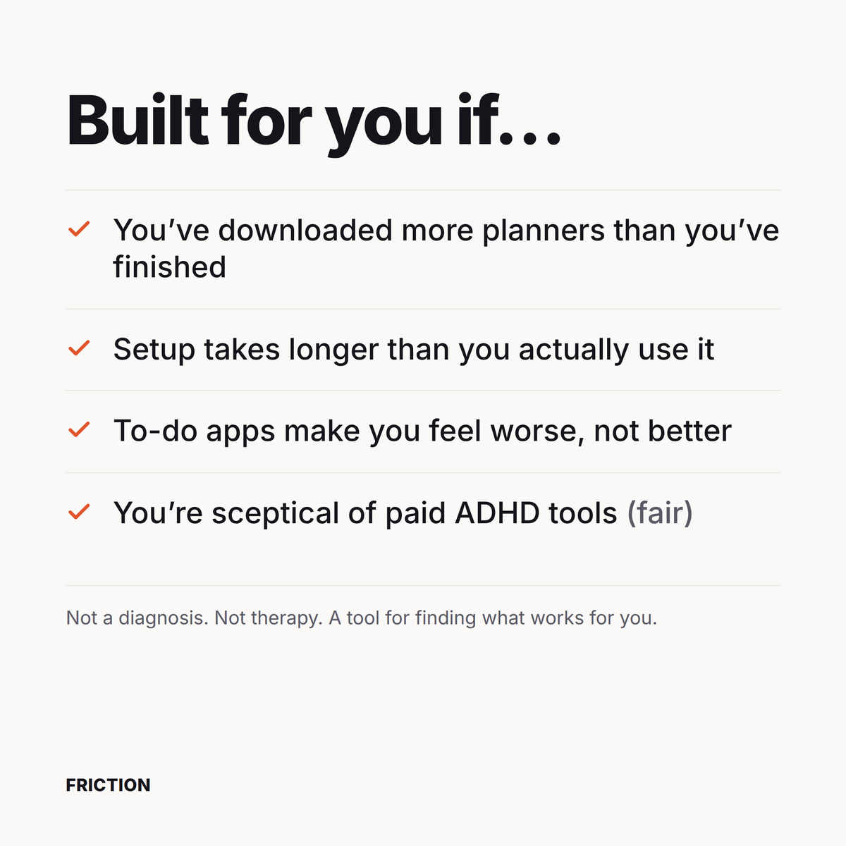 Friction - Find Where Yours Is